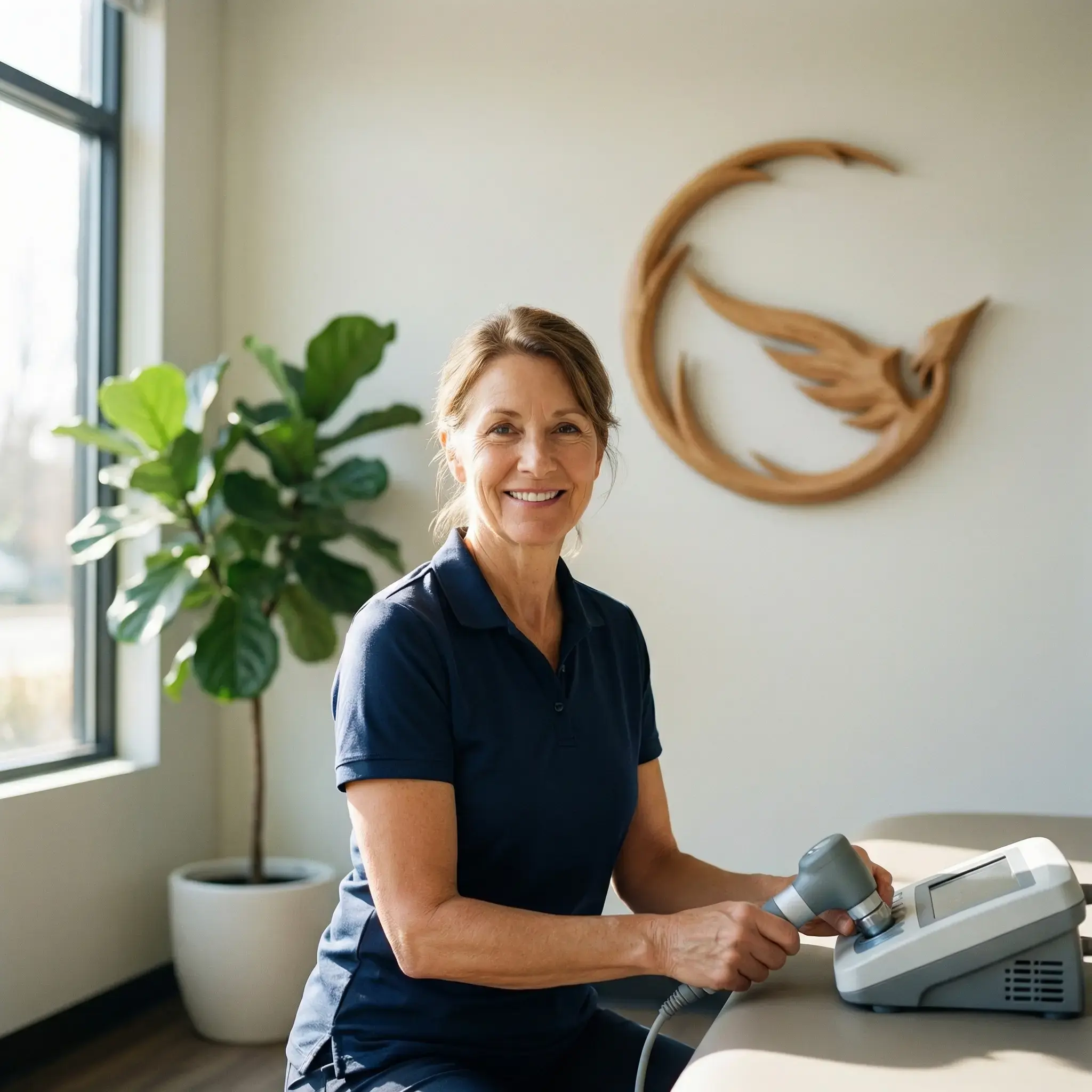 Phoenix Rehab physiotherapist with patient