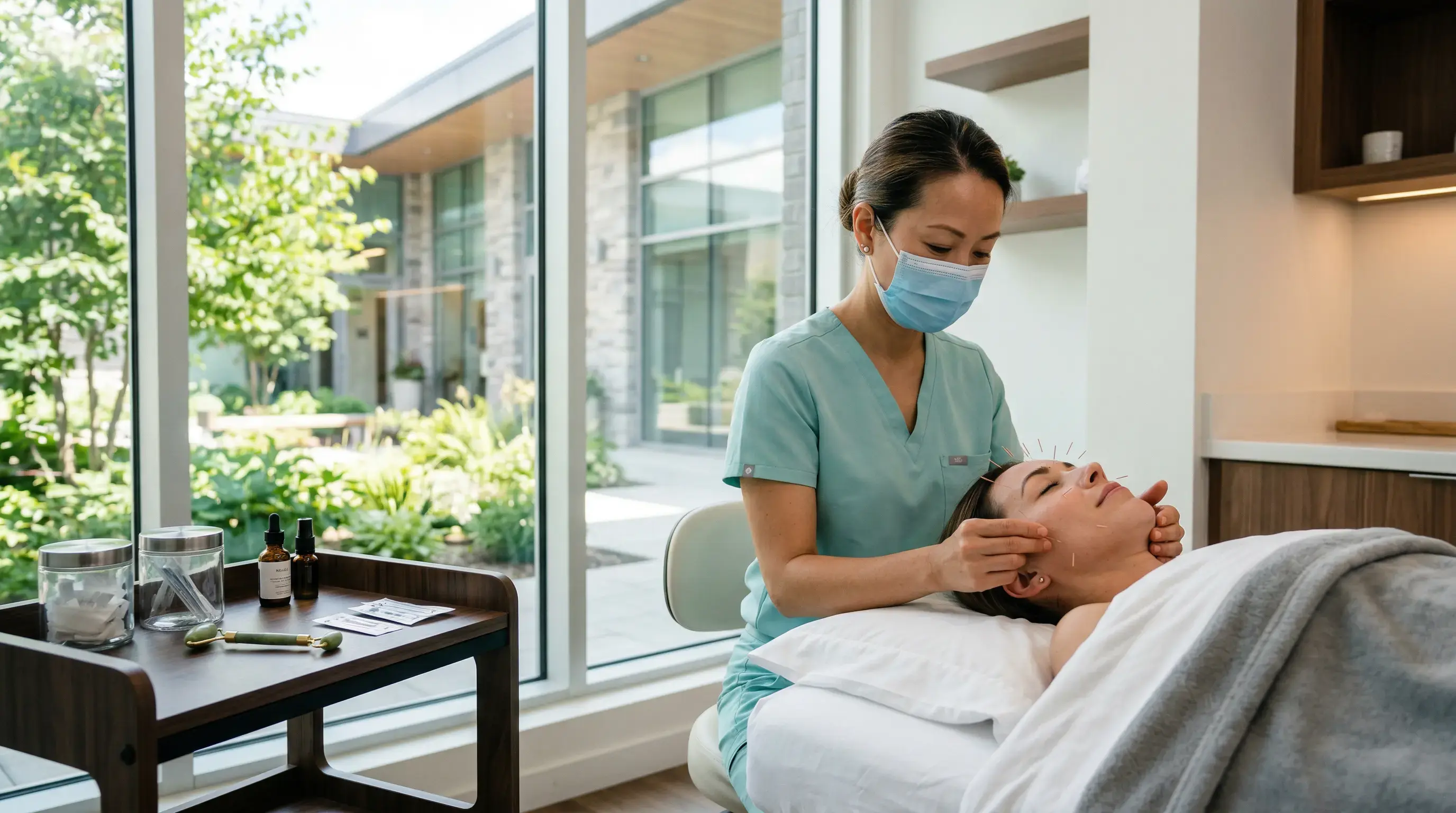 加康醫療 Burnaby 美容針灸面部煥膚治療